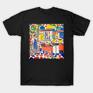 A woman in the kitchen-Matisse inspired T-Shirt